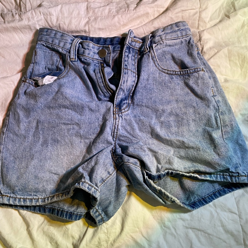 XS shein jean shorts
